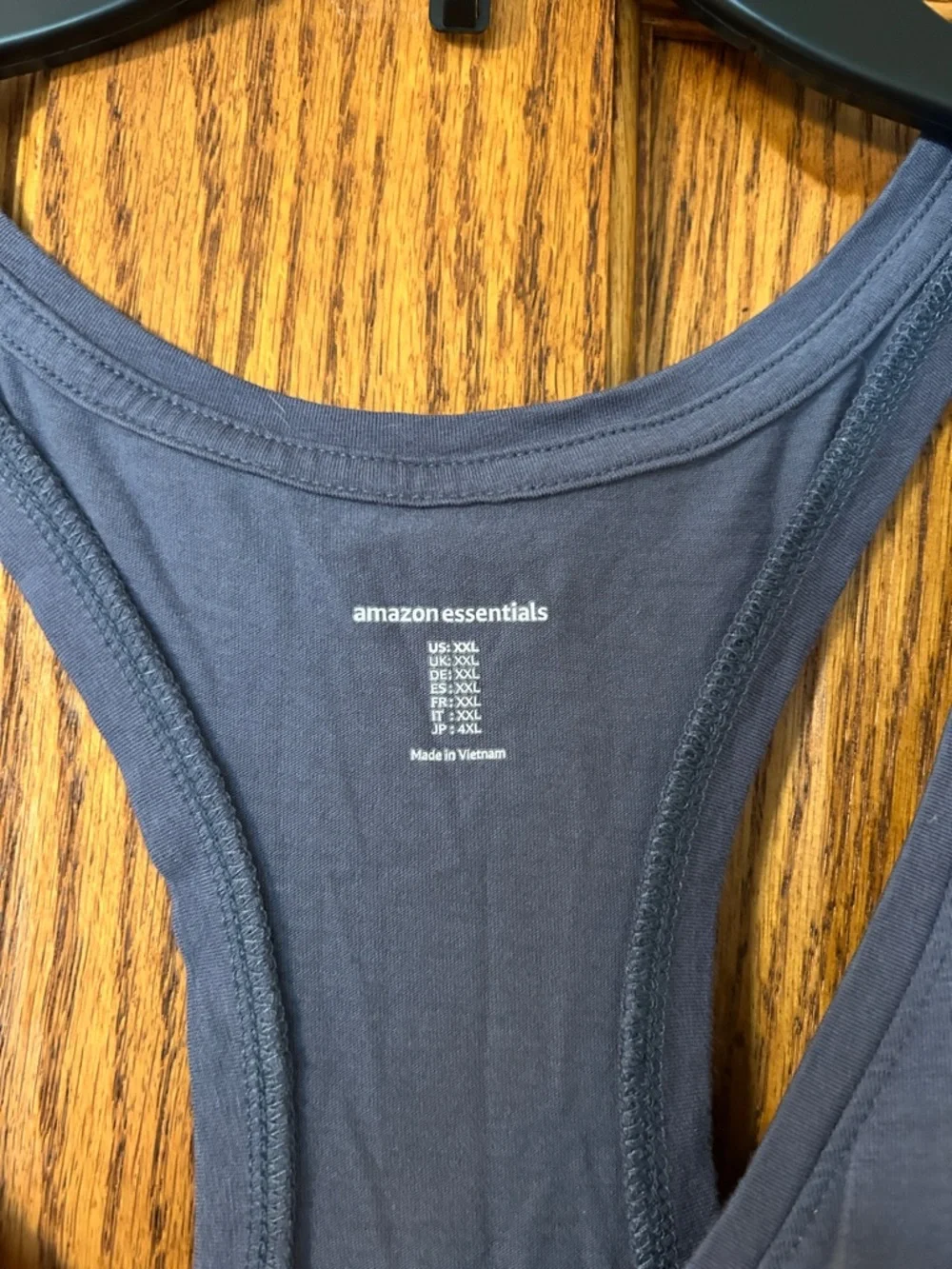 Amazon Essentials Slate Blue Racerback Tank - Picture 2 of 7